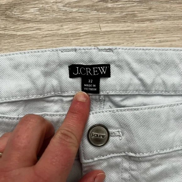 J.Crew Women’s Vintage flare pant in washed twill Light Blue - Size 32 - Picture 4 of 7